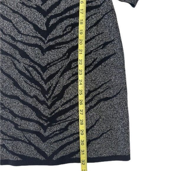 NWT Express Bodycon animal print w/sparkle Dress‎ - Picture 5 of 11
